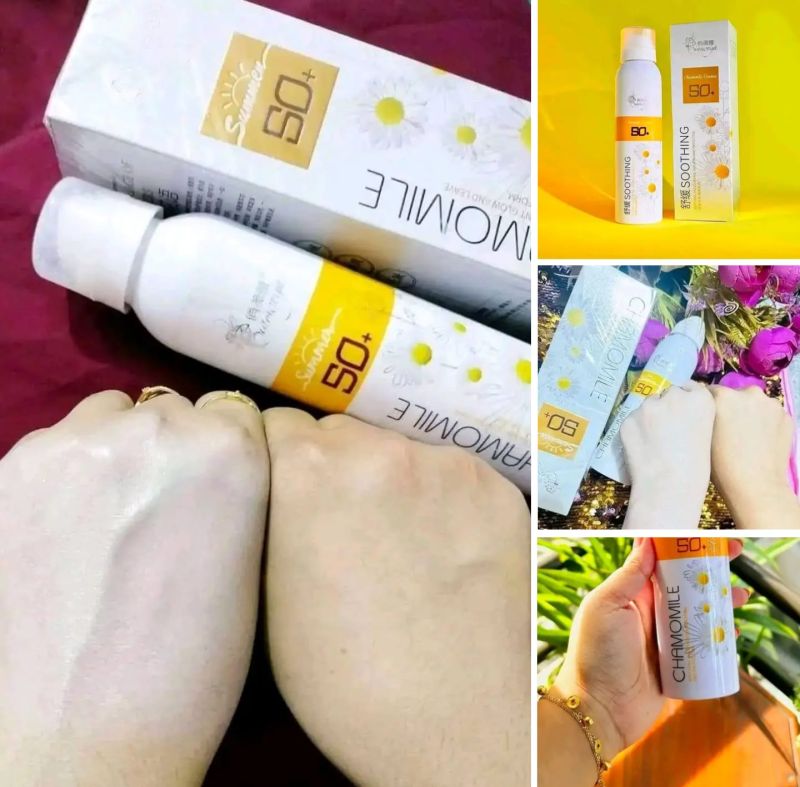 CHAMOMILE WHITENING SPRAY   SUNSCREEN / SUNBLOCK